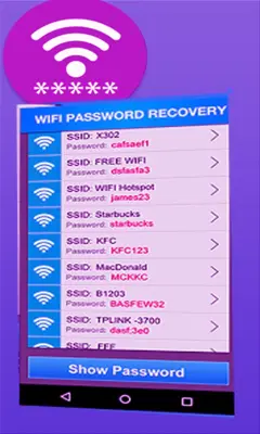 Free Wifi Password Recovery android App screenshot 2